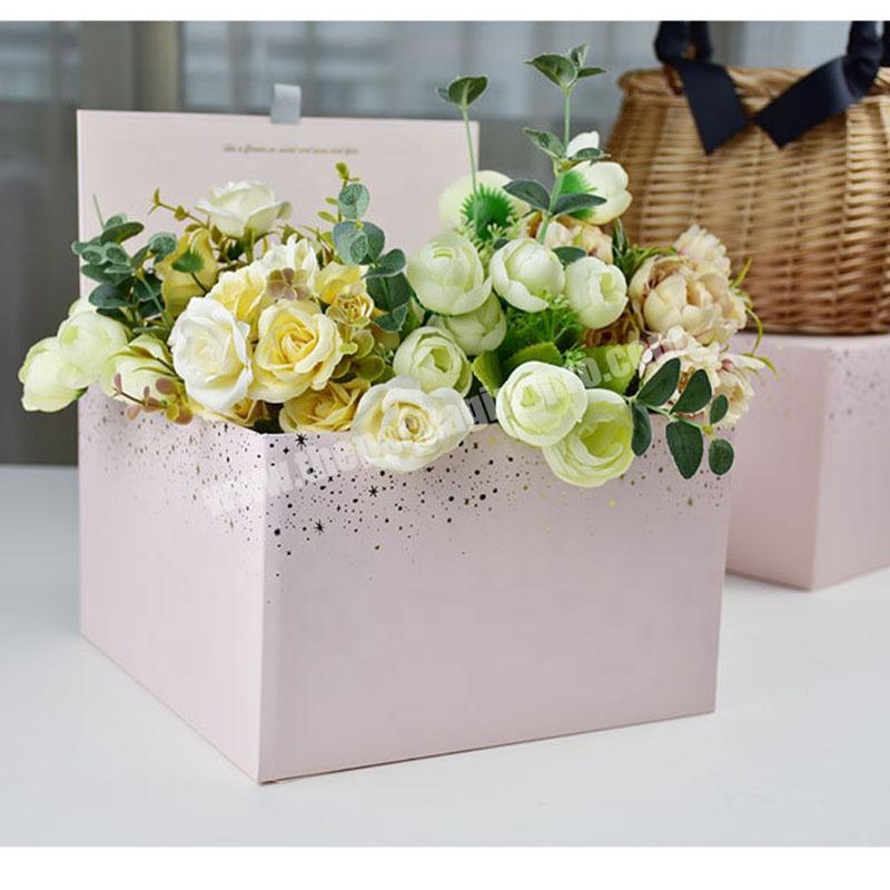 2020 Hot Selling Items Foldable Flowers Shipping Box Corrugated Carton Flower Packaging Boxes For Florist