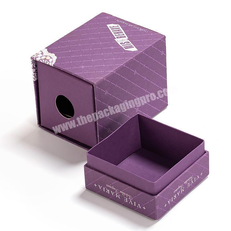 2020 Lid and Base Perfume Paper Box with Card Inner Tray