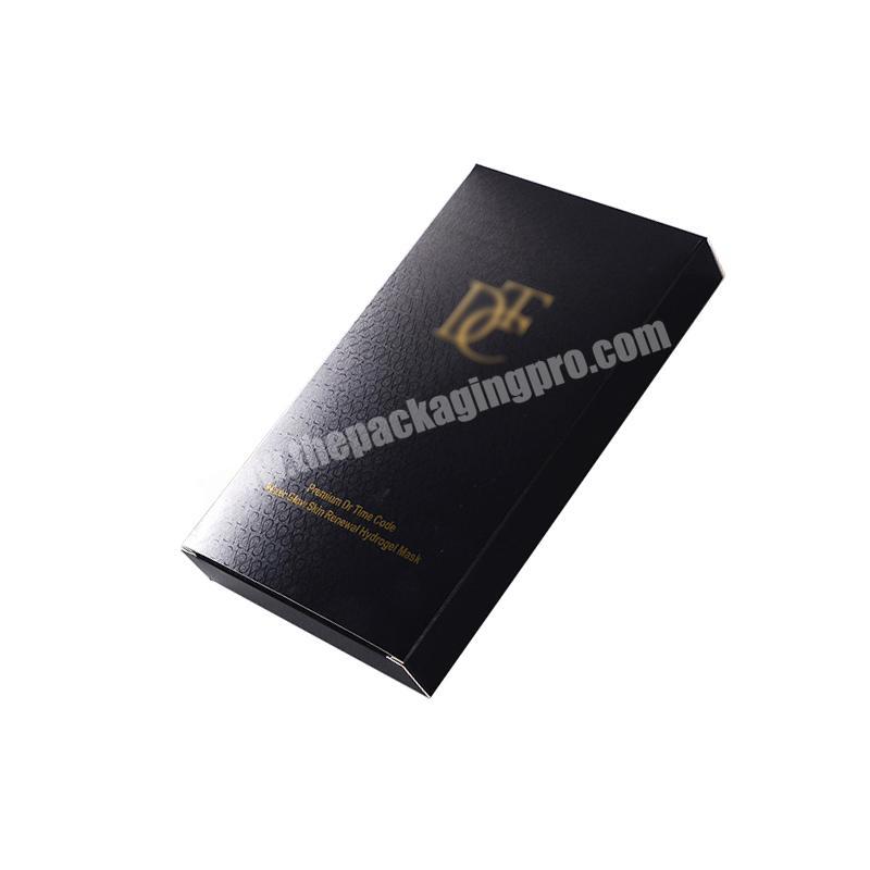 2020 Luxury Custom UV Printed Metallized Cardboard  Tuck Top Paper Cosmetic Boxes