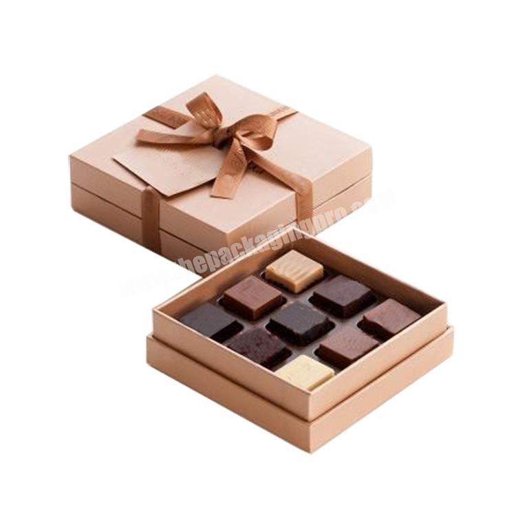 2020 Manufacturer Valentine Day eco-friendly chocolate packaging paper gift box