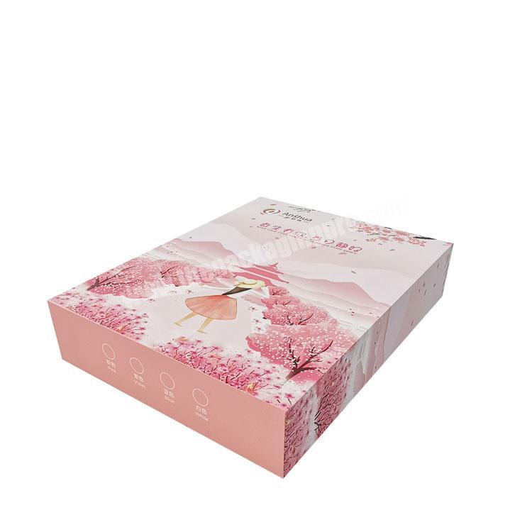 2020 New customized waterproof package pink gift box