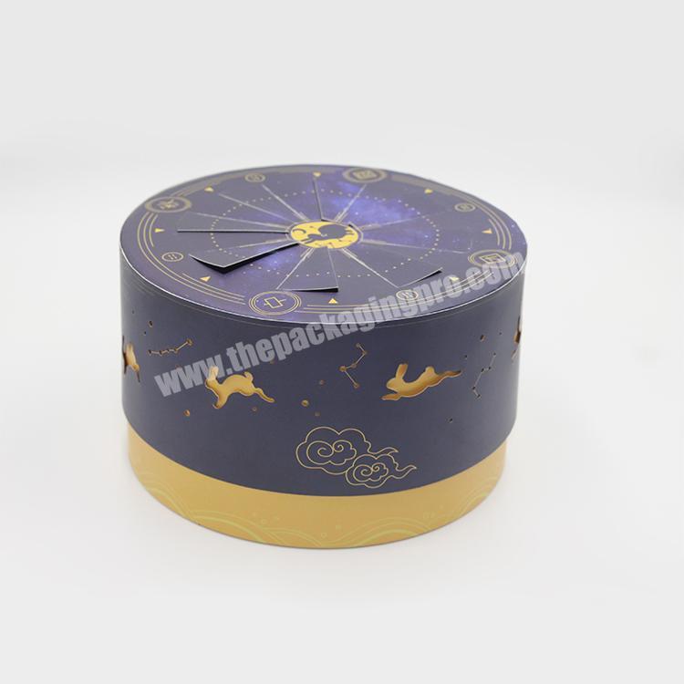 2020 new design Luxury packaging round cylinder gift box round hat box