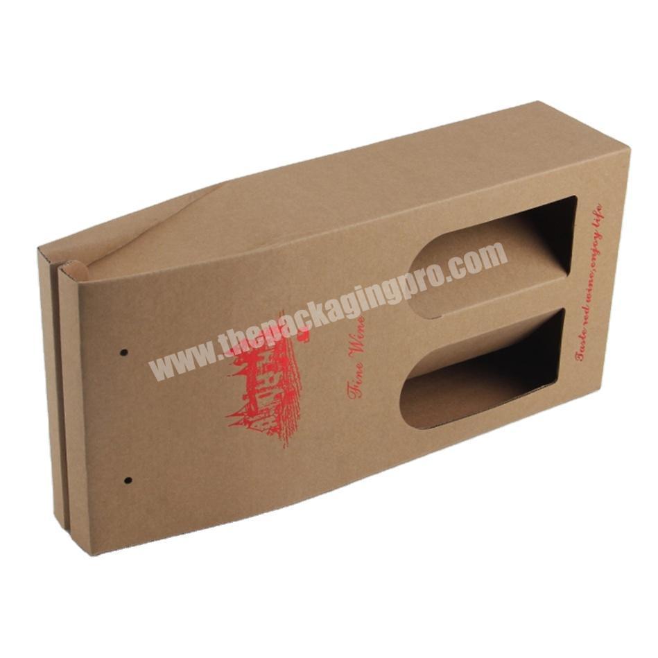 2020 OEM ODM China Factory Custom Luxury Corrugated Cardboard Wine Gift Box