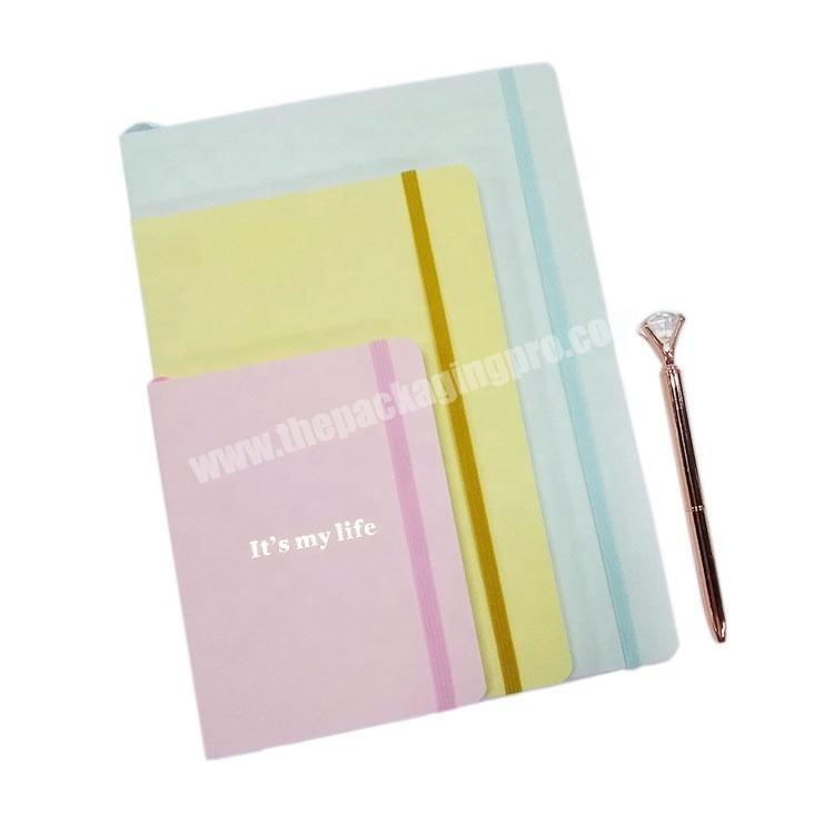2020 Simple Custom School Supplier Student Diary Cute Hardcover Notebook