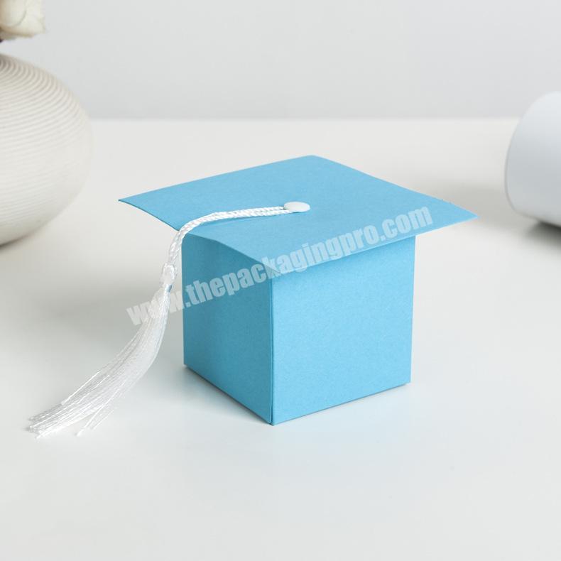 2020 special design Graduation cap shape paper packing box