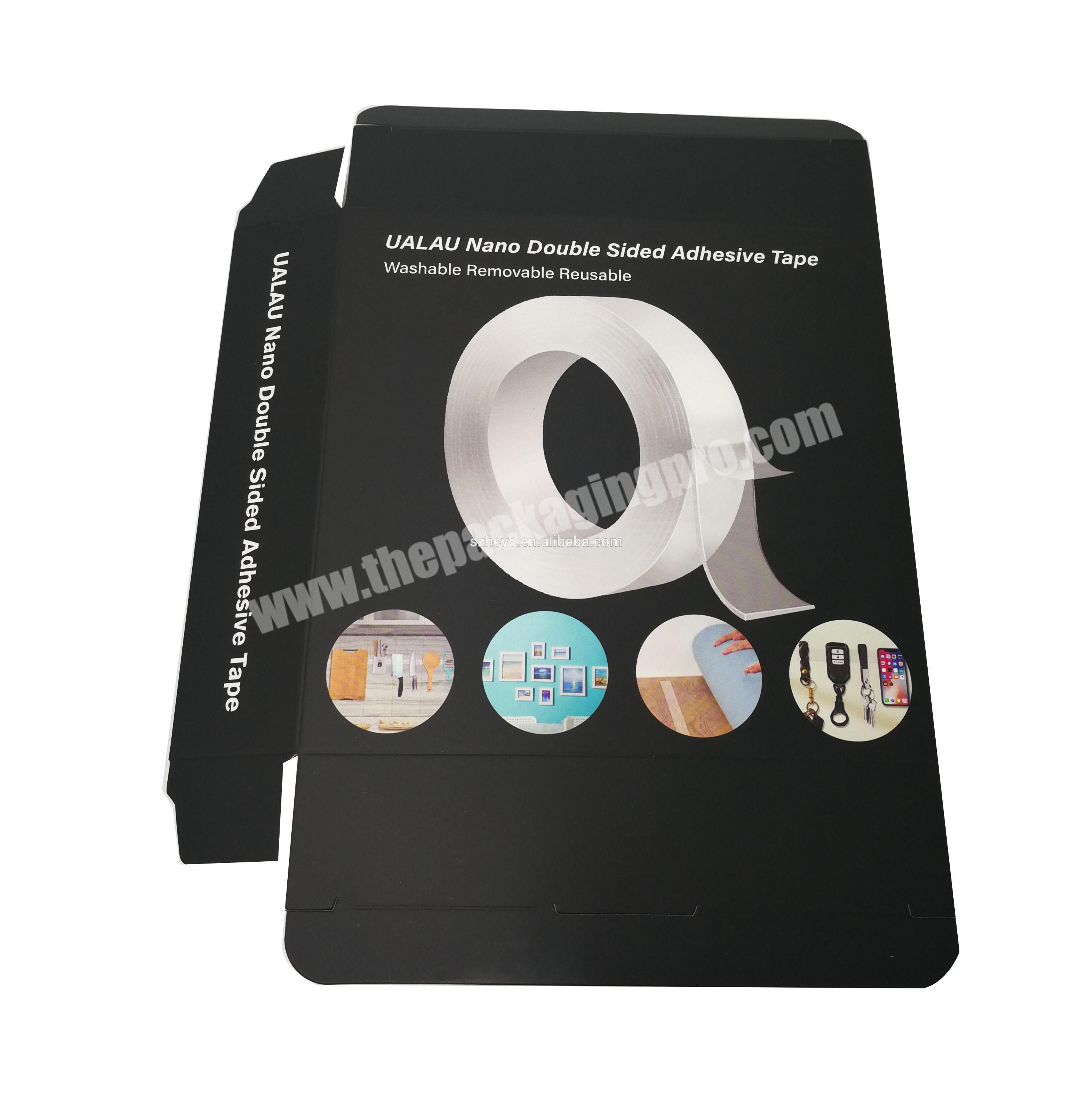 2020 Supplier Custom Size Paper Card Packaging Boxes For Tape