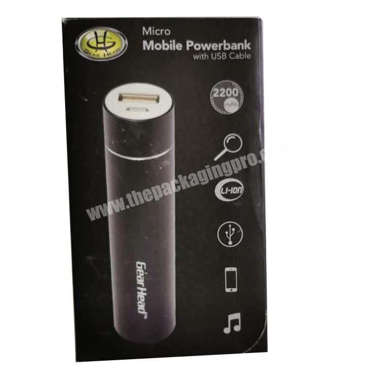 2020 year newest mobile powerbank gift box with window and magnet
