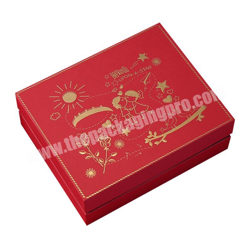 2021 fashion nice design custom promotional packaging new year gift box