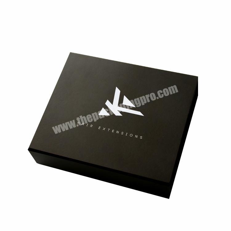 Magnetic Wig Packaging Foldable Storage Box