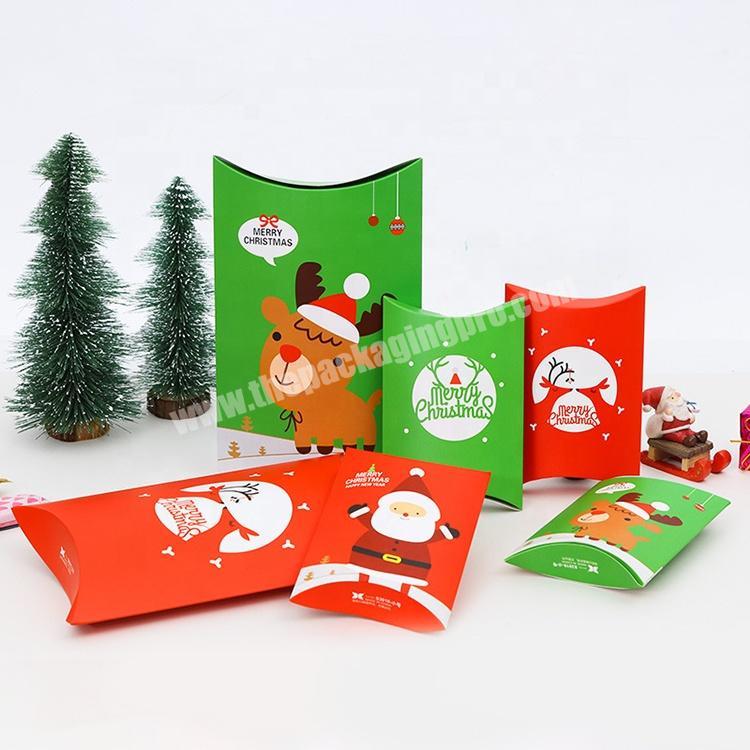 Factory Made Christmas Pillow Gift  Candy Paper Box