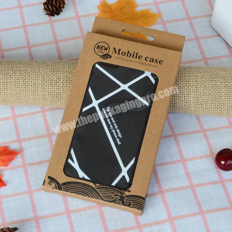Recycled Kraft Gift Paper Packaging Phone Case Box Package