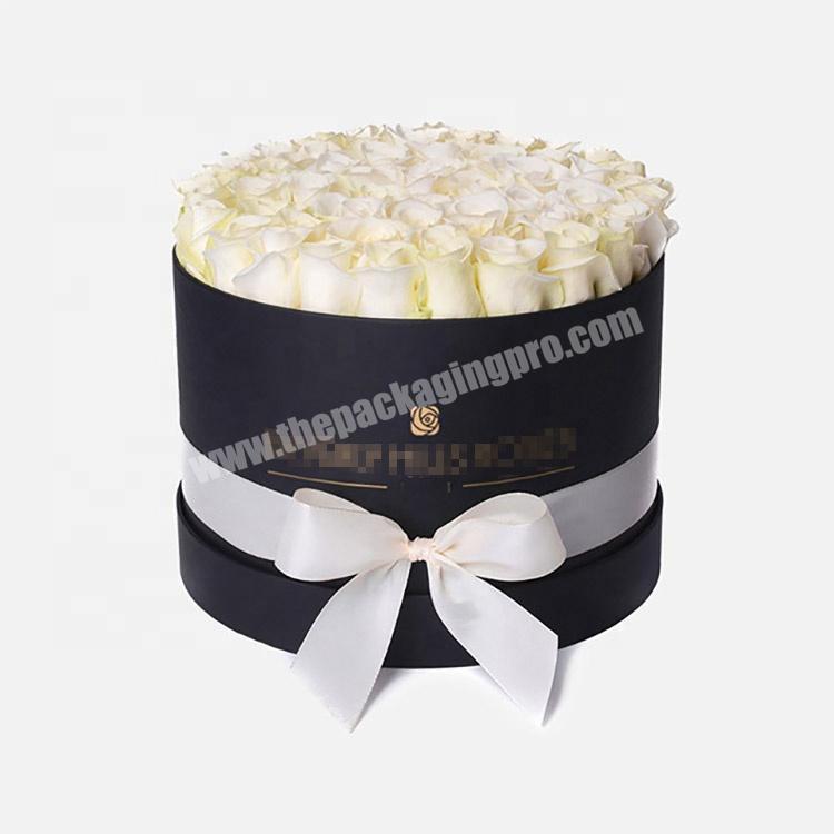 New design Preserved Decoration Gift Round Flower Box with Lid
