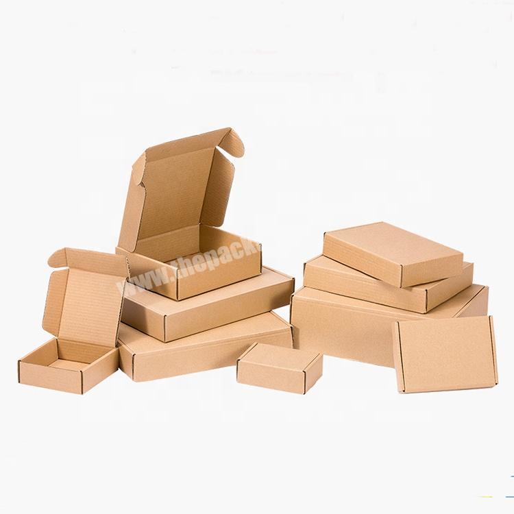 New-styled kraft carton subscription mailer clothing shipping packaging box with printing