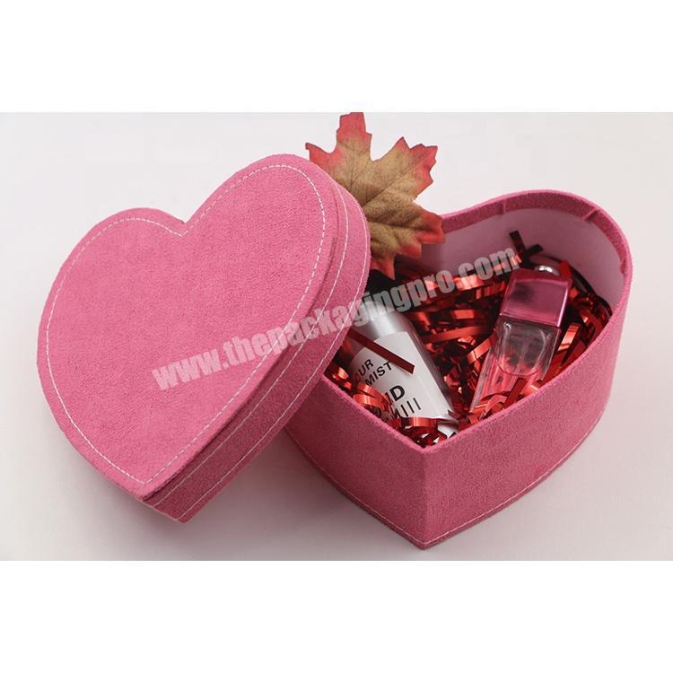 Empty heart shaped gift chocolate packaging box from china supplier