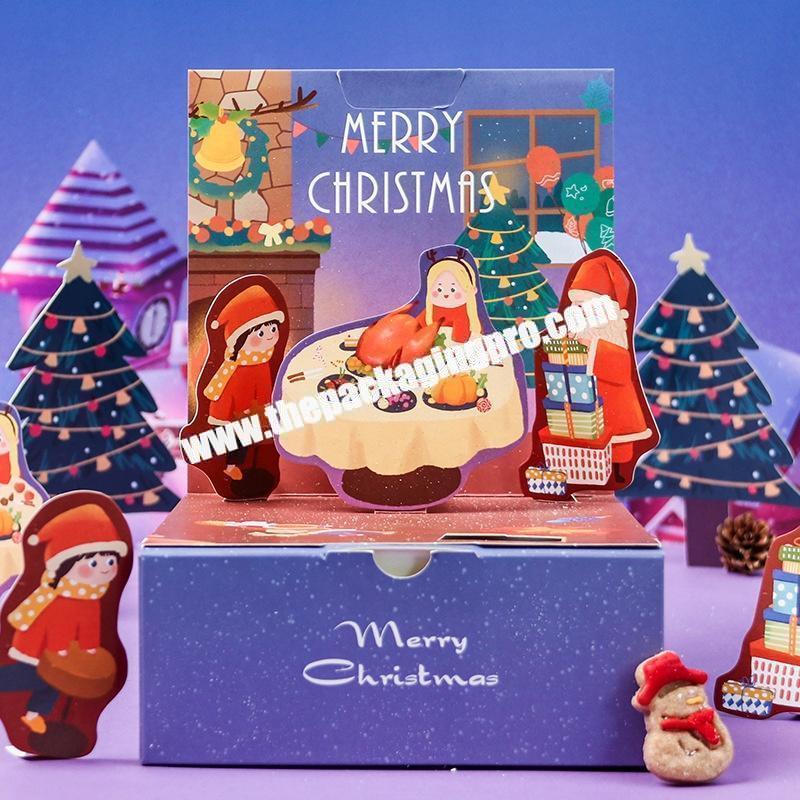 Hotsale Decorative Christmas Gift Paper Box with Cheap cost