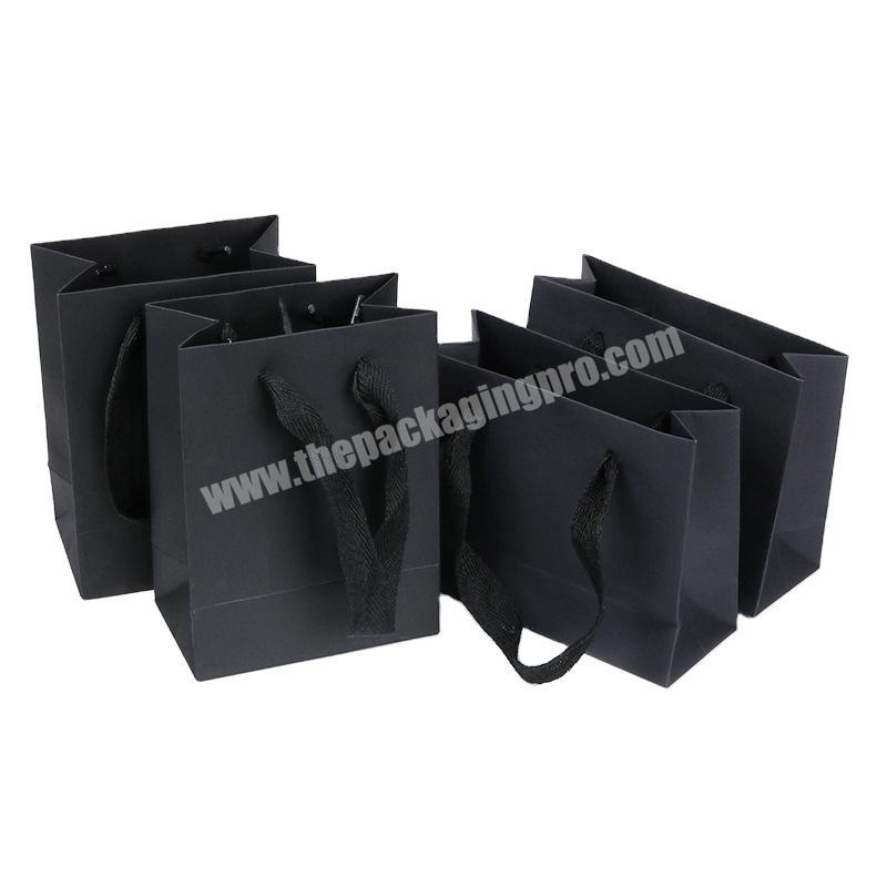2020 Custom wholesale paper bag printing logo shopping gift kraft bag for jewelry packaging