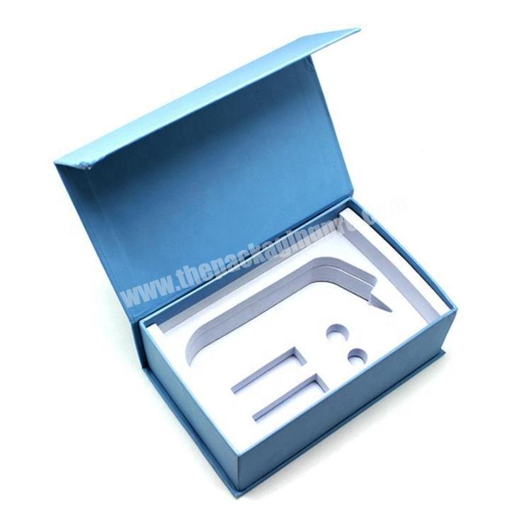 Customization handmade high end rigid fancy blue color tools set packing paper box in cheap price wholesale