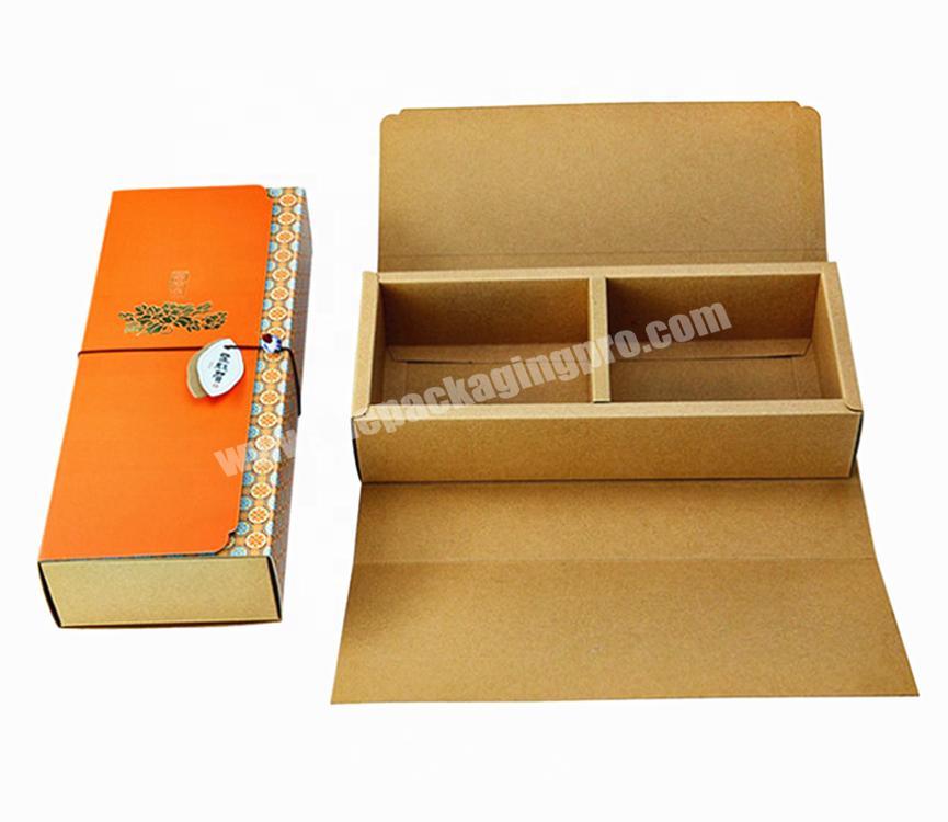 Colorful free design two doors opening kraft paper black red green tea coffee fit packing gift paper box bag wholesale