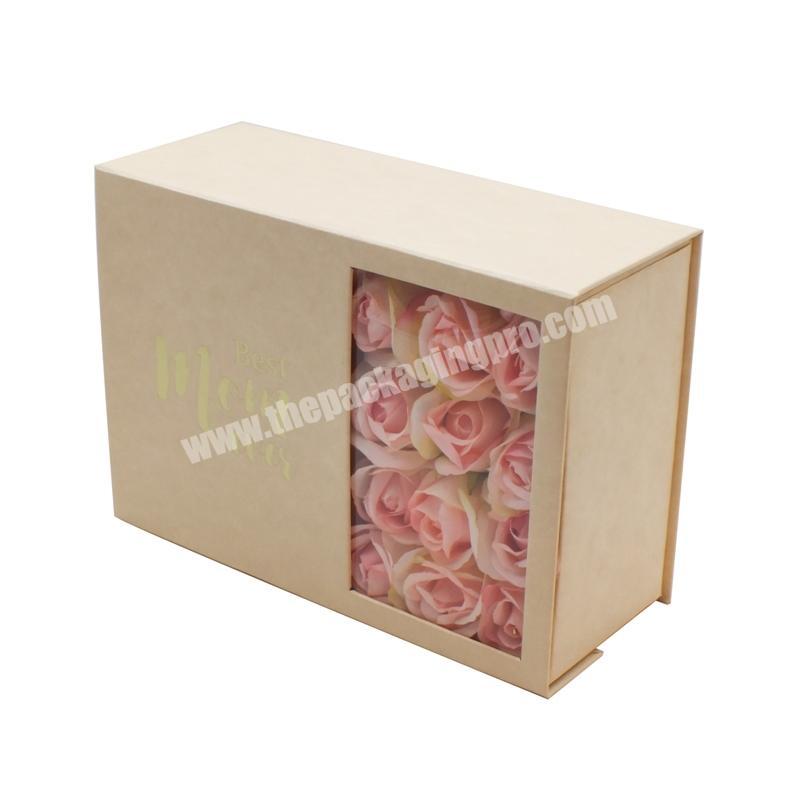 Customized Tray Best Quality Color Magnetic Foldable Packaging Lid And Base Gift Paper Packing Box