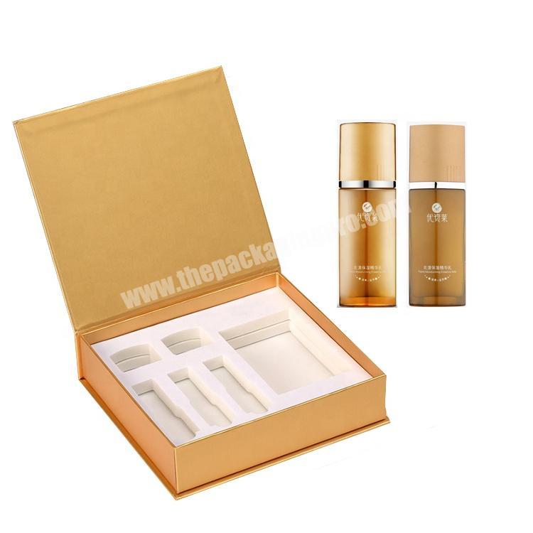 OEM Packing Sets Luxury Design Perfume Packaging Box With Foam