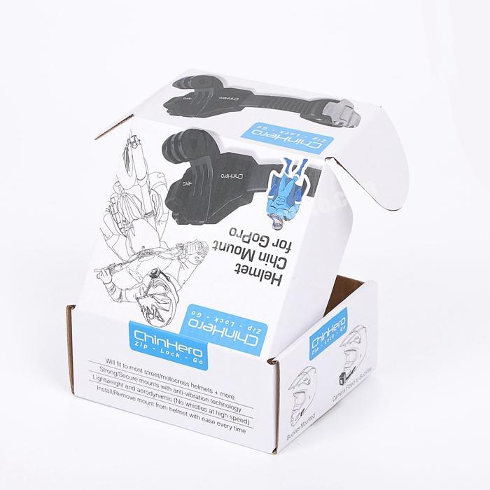 Customized Colorful Printed Helmet Mount Paper Cardboard Packaging Corrugated Shipping Boxes