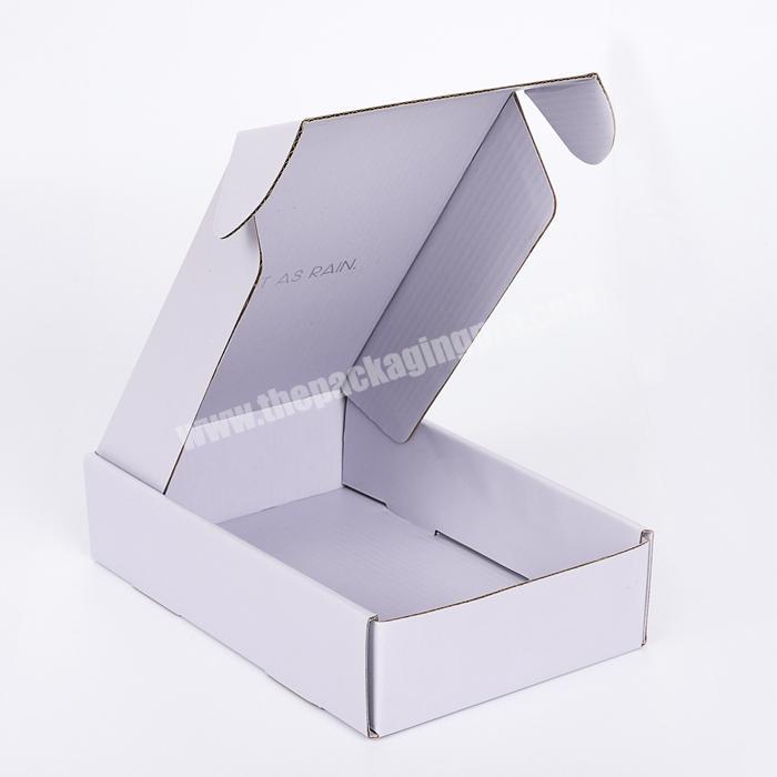 Bulk Customized Facial Brush White Corrugated Cardboard Mailer Boxes Personal Care Products Paper Packaging