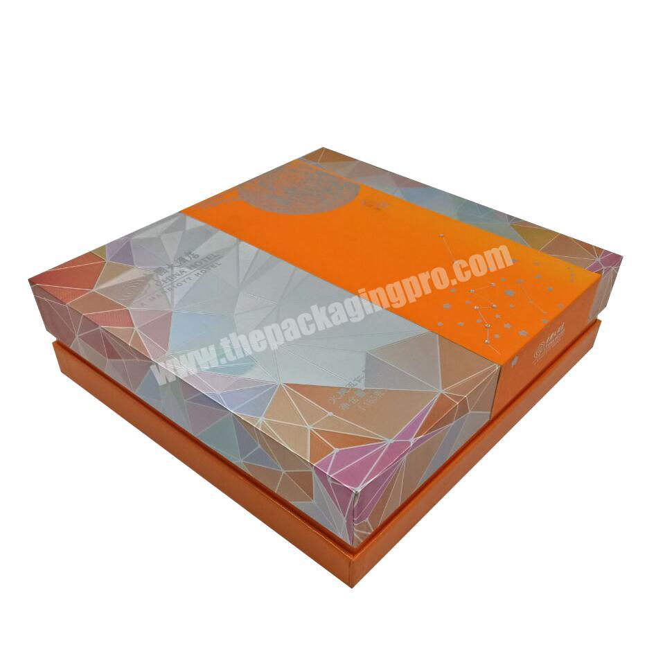 Storage Gift Square Packaging paper cardboard Box With Lids