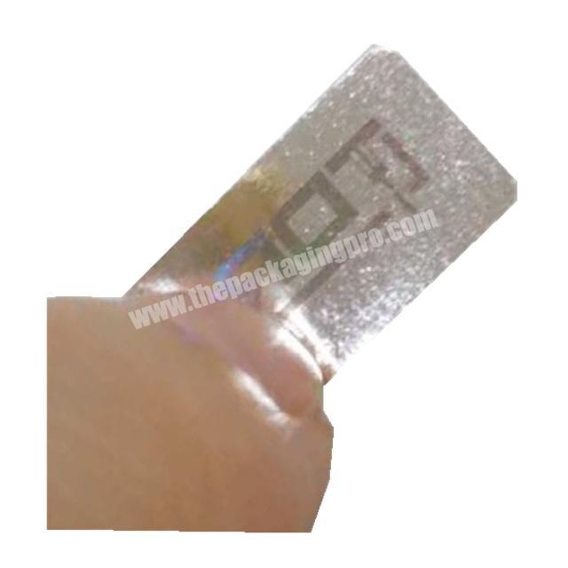 Factory directly delivery packaging hologram high quality hologram transparent sticker luxury hologram 3d sticker