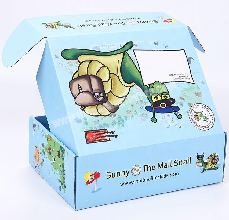 2019 Christmas Mailer Box Custom Shipping Box Mailer Double Sided Printing Baby Gift Packaging Boxes