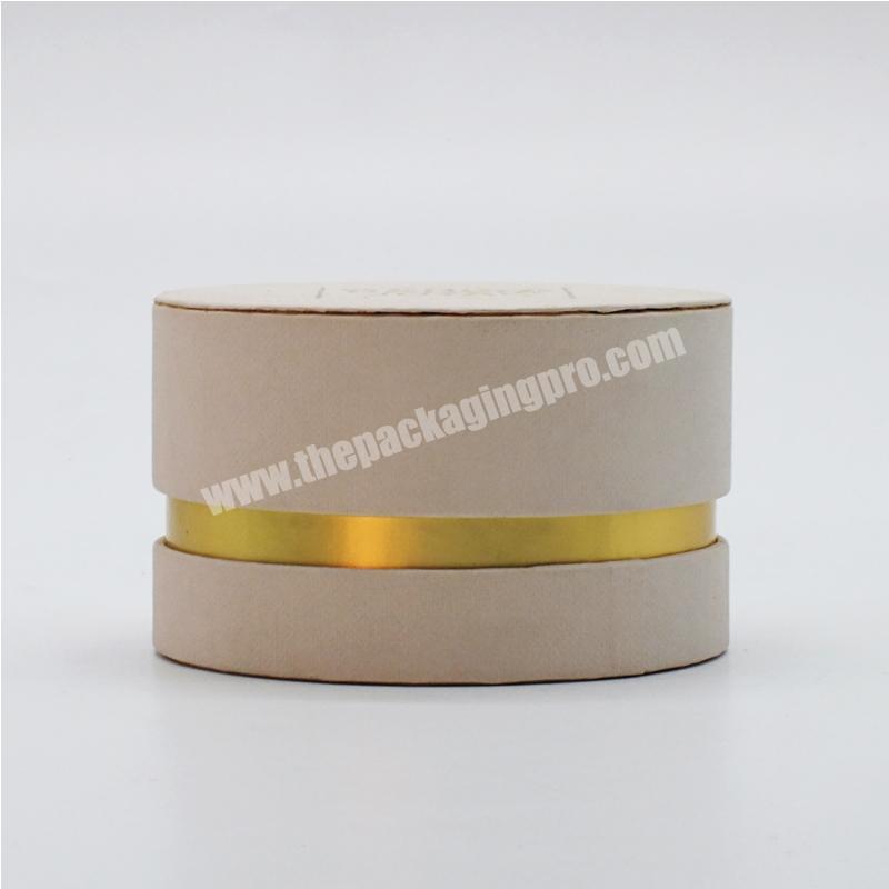 Cardboard Round Tube Gift Packaging Cracker Boxes For Cookies Cylinder Shipping Paper Container Box
