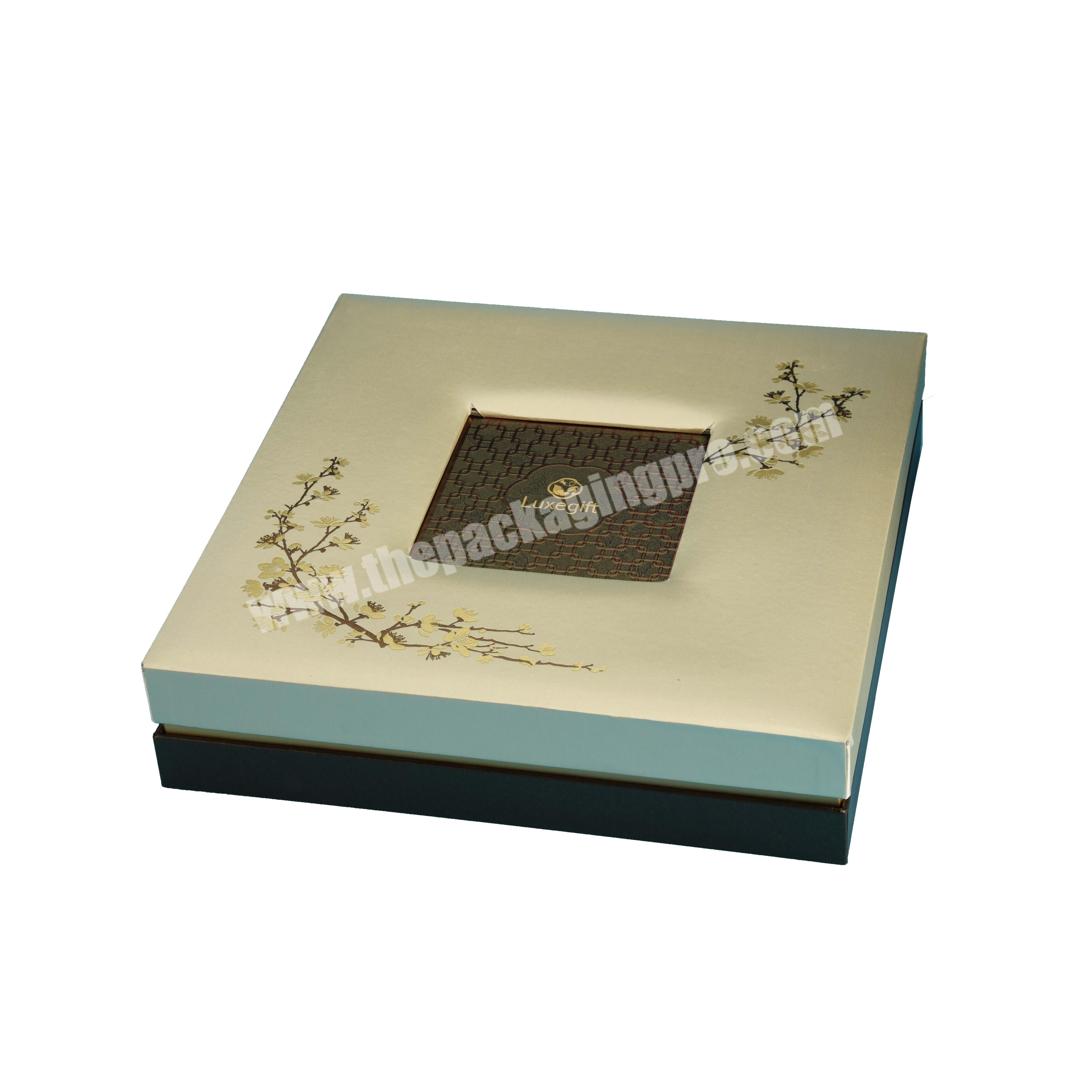 Colourless food grade plain craft rectangular wedding paper cake boxes for cakes