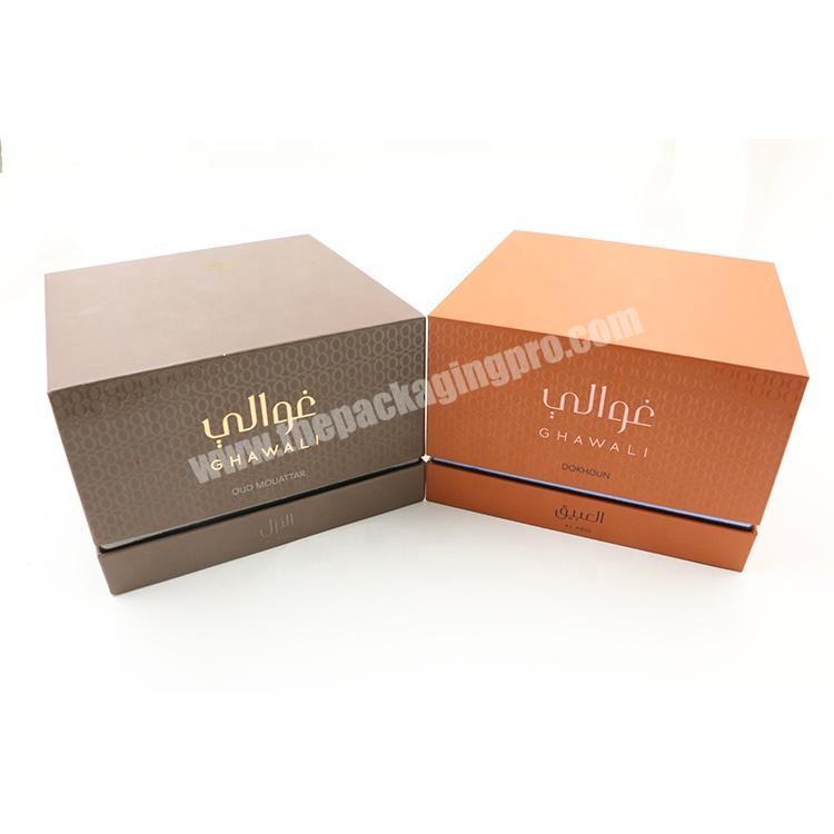 Luxury Perfume Jar Gift Cosmetic Box with Embossed logo