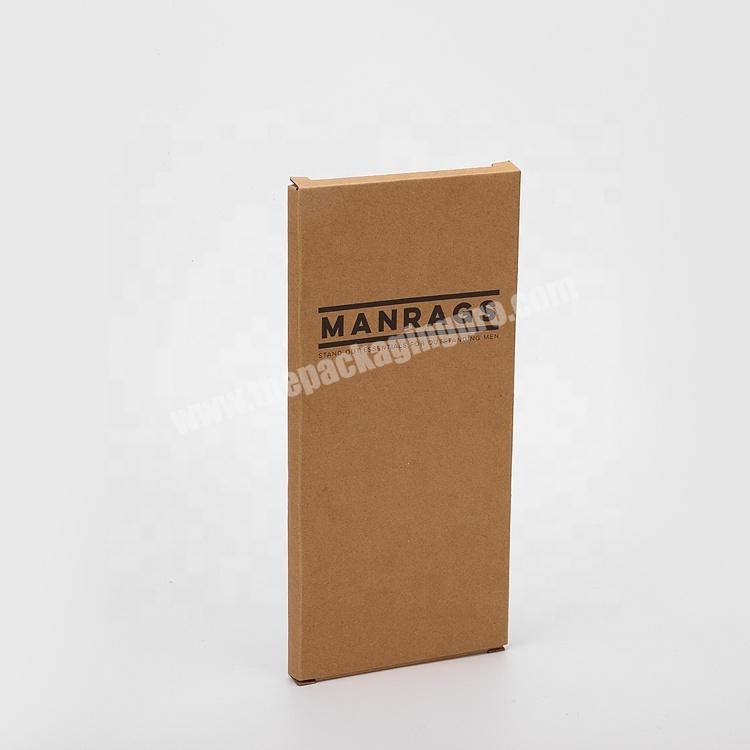 Custom Printed Logo Brown Kraft Clear Tempered Glass Screen Protector Packaging Box For Phone Screen Protector