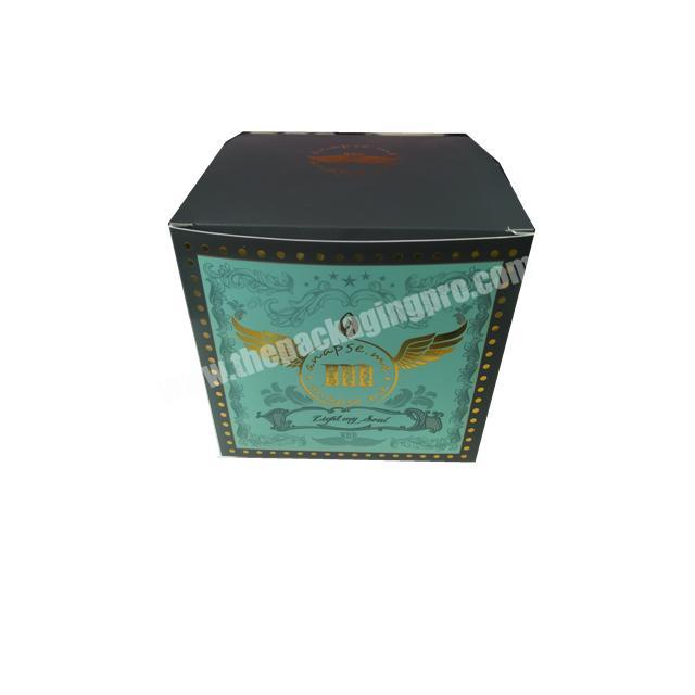 Free design plain cosmetic box High-end cosmetic cream boxes Recycled cosmetic jar packaging box