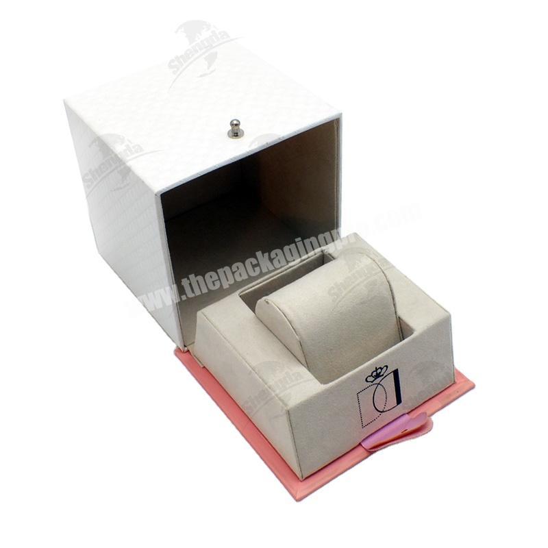 Classical Single Luxury Custom Logo  cardboard  paper Watch Packaging Gift Box