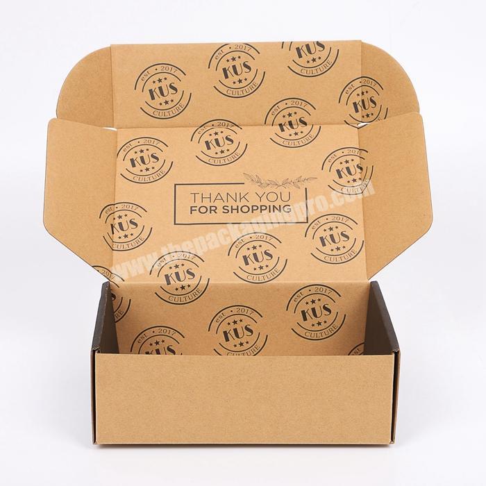 Full Color Custom Printed Cardboard Mailing Boxes, Guangdong Wholesale Recycled Brown eco Corrugated Paper Packing Box