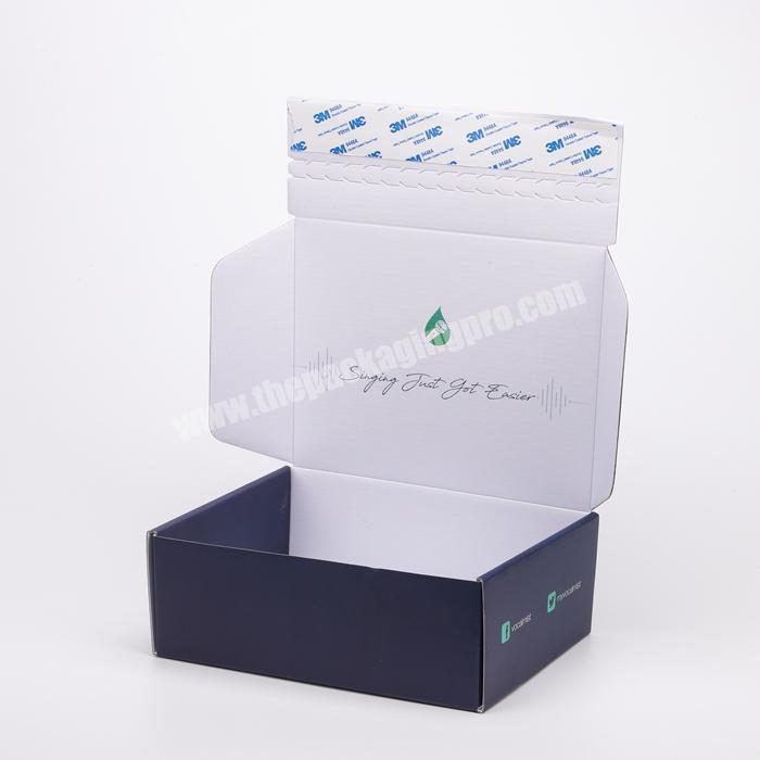 Wholesale Custom Printing Shipping Disposable Folding Packaging Brown Kraft Folding Corrugated Mailer Box With Tearing Line