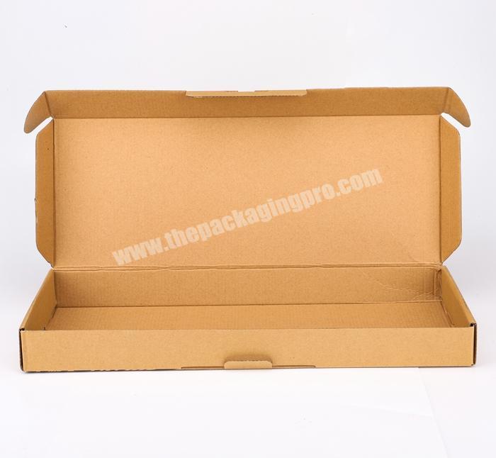 custom ecommerce single one rose foldable corrugated packaging box long flower brown kraft paper delivery shipping carton boxes