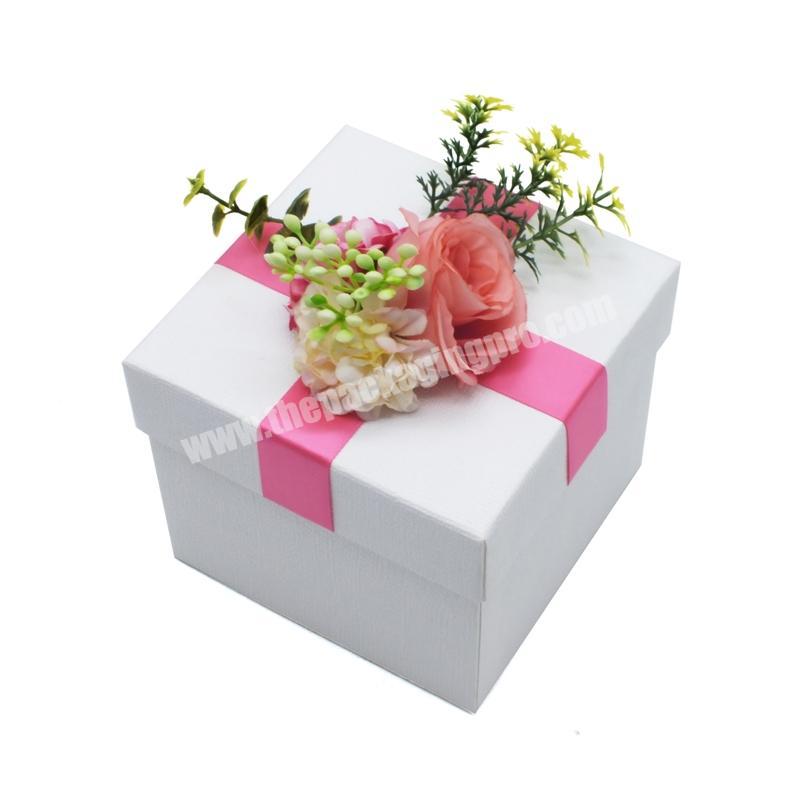 Good Quality Handmade Custom Craft Foldable Corrugated Wholesale Luxury Cardboard Paper Flower Box