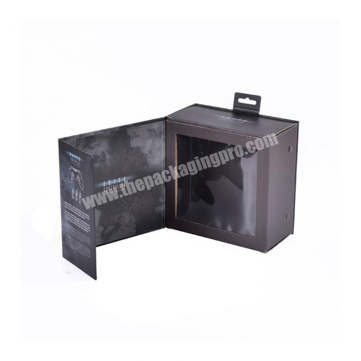 Custom Logo High Quality Black Game Handheld Set Packaging Paper Box
