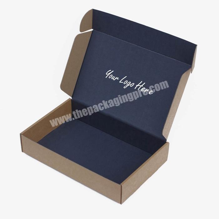 Color Print 2 Sides Custom Mailers Die Cut Corrugated Cardboard Custom Boxes Used for Shipping