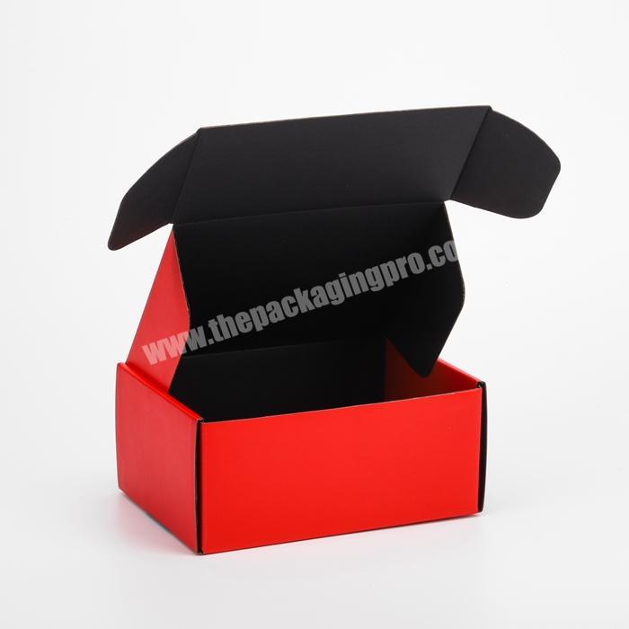 Corrugated paper ecommerce packaging eco friendly custom shipping boxes with logo