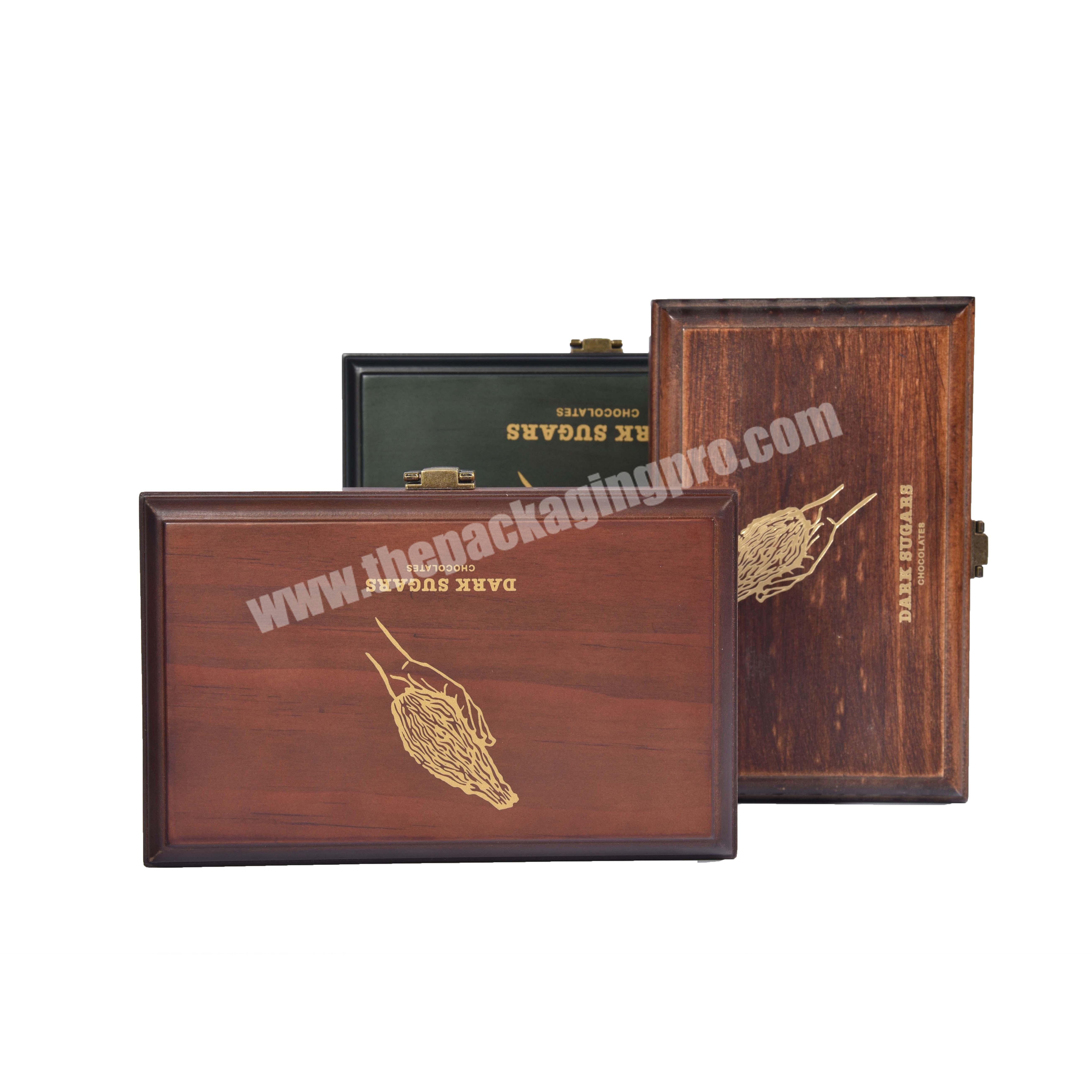 luxury custom wooden food box