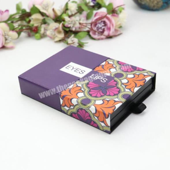 wholesale eco-friendly  recycle custom Cosmetics palette makeup  paper palette for eyeshadow  packaging box