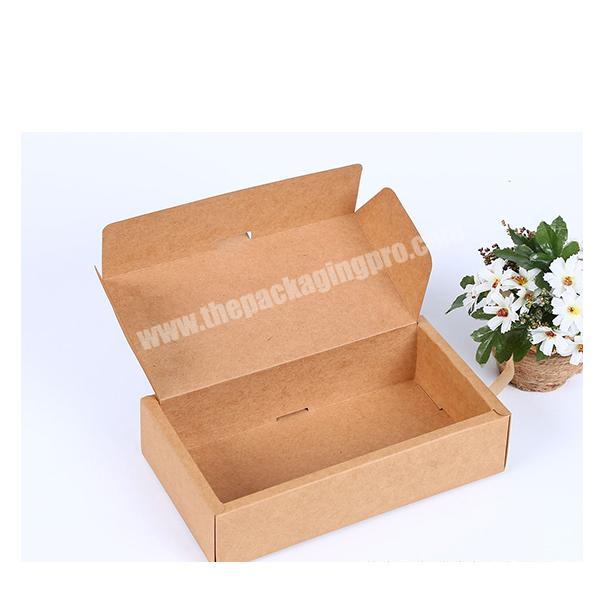 Foldable plane craft box,brown corrugated kraft paper box tea packaging shipping boxes