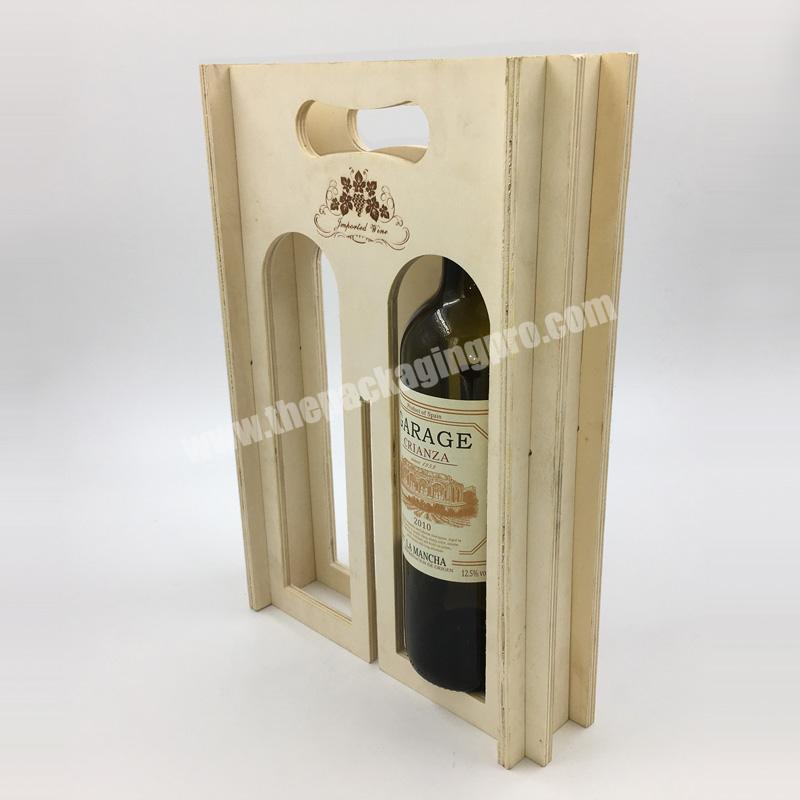 Wholesale Custom Oak Wooden Wine Packaging Boxes