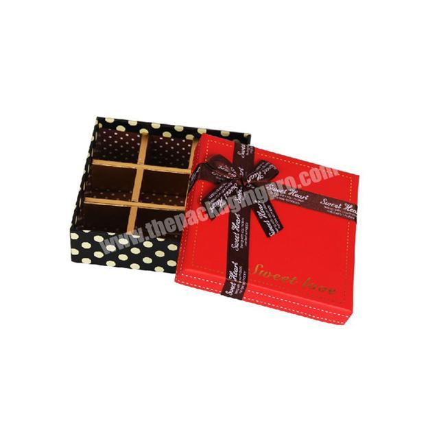 Wholesale price custom personalized brand namelogo empty gift boxes for chocolate