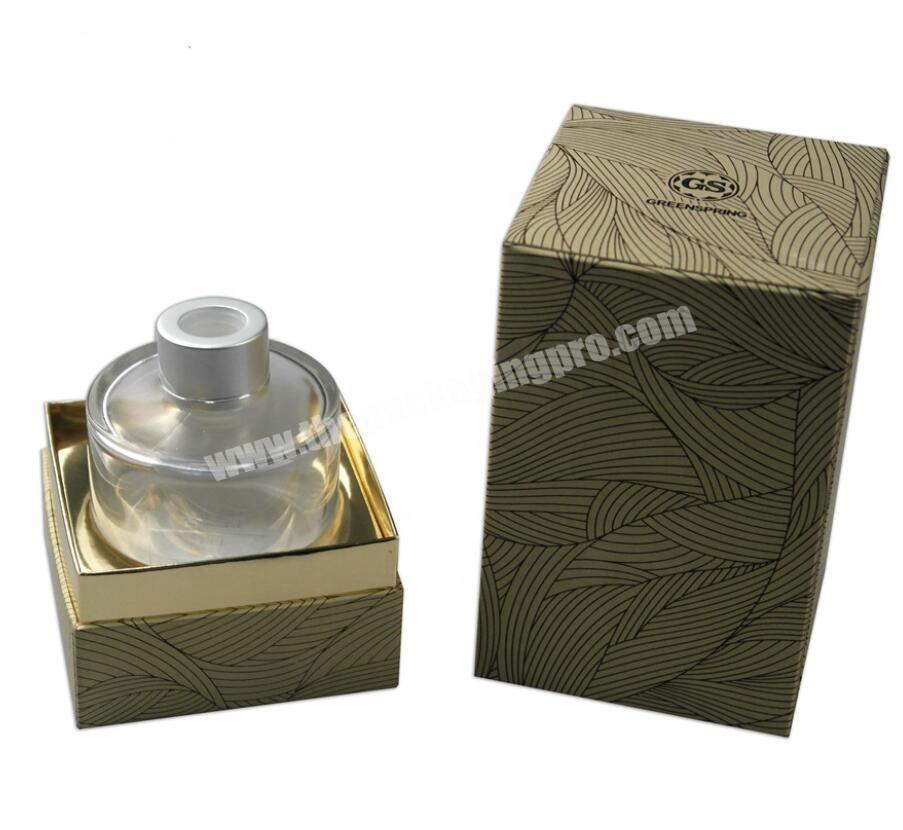 Fashion luxury cosmetic custom perfume shoulder rigid boxes for Aroma Premium packaging paper box wholesale