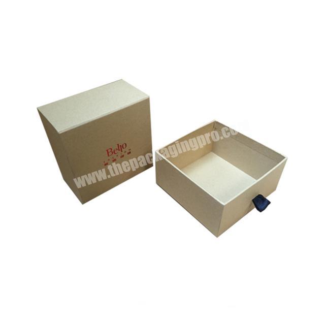 Custom logo luxury Drawer Box Type handmade gift box for jewelry bracelet necklace