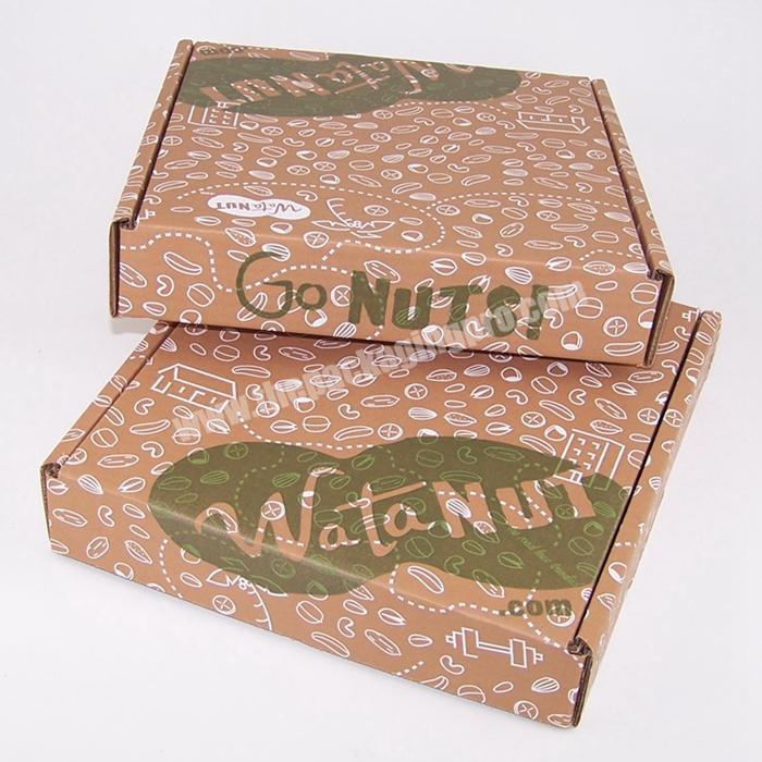 E Commerce B-flute Corrugated Cardboard Box Custom Luxury Matte Finish Paper Packaging Box for Shipping